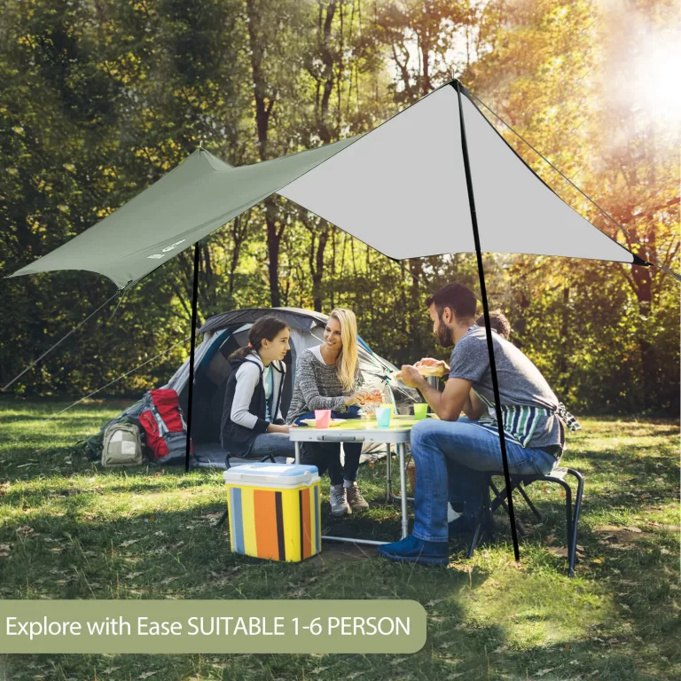Camping Hex Hammock Tarp